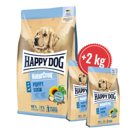 Akcia NaturCroq Puppy 15 kg + 2 kg (SK)