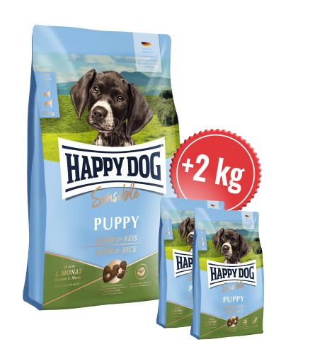 Akcia Puppy Lamb & Rice 10 kg + 2 kg