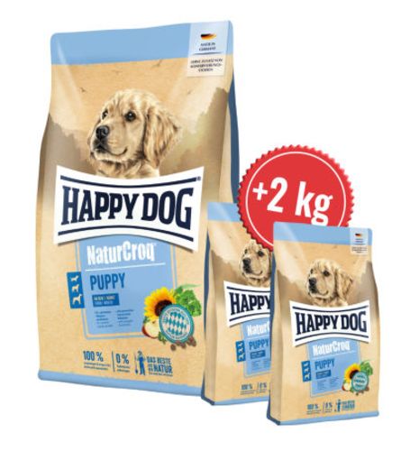 Akcia NaturCroq Puppy 15 kg + 2 kg (SK)